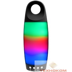 Ginzzu GM-895B, BT-Колонка 2x3w/1.5Ah/USB/TF/AUX/FM/colormusic