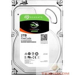 2TB Seagate Firecuda (ST2000DX002) {SATA 6.0Gb/s, 7200 rpm, 64mb, гибридный HDD/SSDj, 3.5"}
