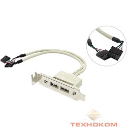 Espada Планка в корпус USB2.0 -2 порта, низкопрофильная (EBRT-2USB2LOW)