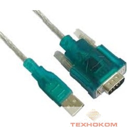 Aopen/Qust Кабель-адаптер USB Am -> COM port 9pin (добавляет в систему новый COM порт) (ACU804) [6938510851406]
