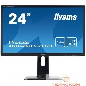 IIYAMA 24" XB2483HSU-B3 черный {AMVAA LED 1920x1080 4ms 16:9 3000:1 250cd 178гр/178гр D-Sub HDMI DisplayPort}