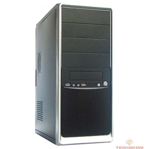 Miditower SP Winard 3010 w/o PSU  black/silver 2*USB 2*Audio 24pin ATX