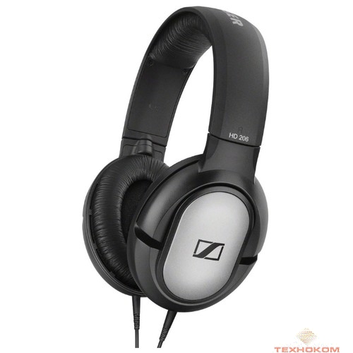 SENNHEISER HD 206 {накладные закрытые 21-18000Гц 3м gold 3.5мм адаптер на 6.3мм 108дБ}