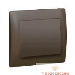 Legrand 771210 Клавиша Galea для выключателя одноклавишного, тёмная бронза