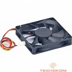Вентилятор 60x60x25, втулка, 3pin, провод 25см [D6025SM-3]