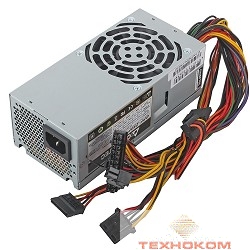 Chieftec 300W OEM GPF-300P [Smart] TFX v2.3,  A.PFC, КПД>85%, 2x SATA, 2x MOLEX, Fan 8 cm