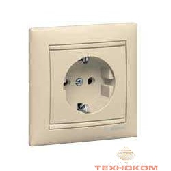 Legrand 774321 Valena розетка 2К+3 со шторками, слон. кость