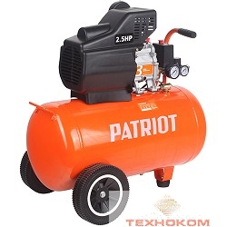 PATRIOT PRO 50 -260(L) Компрессор [525306305] {Мощн.: 1.8 кВт; Напр.: 230В~50Гц; Об.двиг.: 2850 об/мин; Производит.: 260 л/мин; Об.ресивера: 50 л; Давл.: 8 бар; Вес: 33 кг;}