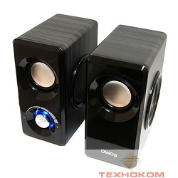 Dialog AST-25UP Black {2*3W RMS, активные}