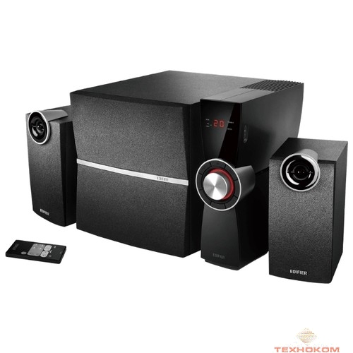 Edifier C2XD {2 сат. + сабвуфер, 35W + 2x9W RMS, 48-20000Гц, дерево, беспроводной пульт Ду, цифровой вход}