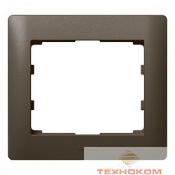 Legrand 771201 Рамка Galea Life на 1 пост (тёмная бронза)