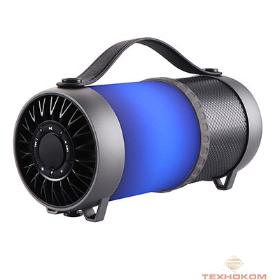 Dialog Progressive AP-1010 - акустическая колонка-труба c RGB фонарем, 12W RMS, Bluetooth, FM+USB+SD