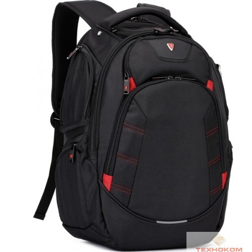 Рюкзак SUMDEX PJN-303 BK нейлон, черная, до 16"