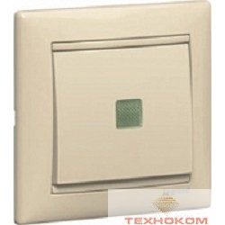 Legrand 774326 Переключатель Valena одноклавишный с подсветкой слоновая кость