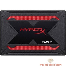 Kingston SSD 240GB HyperX Fury RGB SHFR200/240G {SATA3.0}