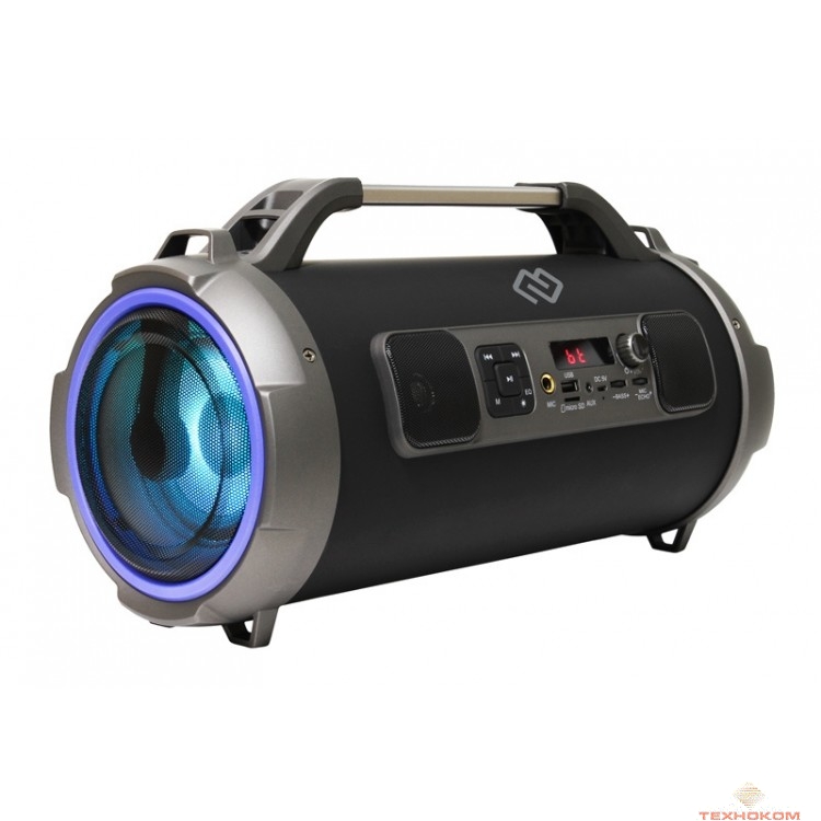 Колонка порт. Digma S-37 черный 30W 1.0 BT/USB (SP3730B)