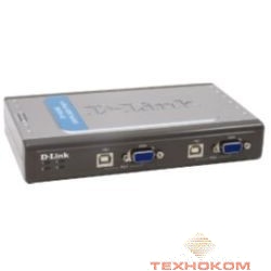 D-Link DKVM-4U/A6A 4-портовый KVM-переключатель с портами USB