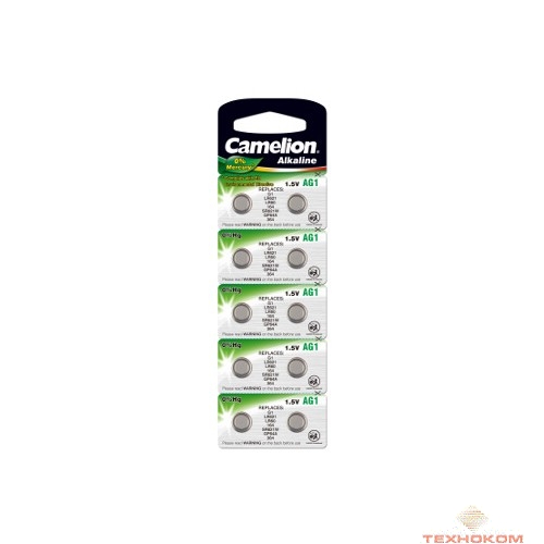 Camelion G 1  BL-10 Mercury Free (AG1-BP10(0%Hg), 364A/LR621/164 батарейка для часов)