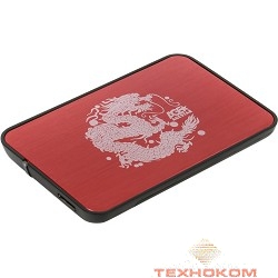 AgeStar 3UB2A8 RED USB 3.0 Внешний корпус 2.5" SATA AgeStar 3UB2A8 (RED) USB3.0, сталь+пластик, безвинтовая конструкция, крышка из нержавеющей стали, красный [09682]