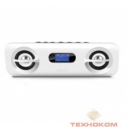 Edifier MP15 PLUS белый {Активные, 2 x 1,2W RMS, 100-20000Гц, портативные встроенный аккумулятор, SD-card, FM-тюнер}