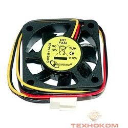 Gembird Вентилятор 40x40x10, шнур 25см, 3pin [D40SM-12A-25]