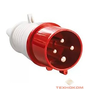 Iek PSN02-016-4 Вилка переносная ССИ-014 16А-6ч/380-415В 3Р + РЕ IP44 MAGNUM ИЭК