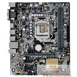 ASUS H110M-PLUS RTL {S1151, H110, DDR4, USB, PCI-E, GBL, Dsub, DVI, HDMI, mATX}