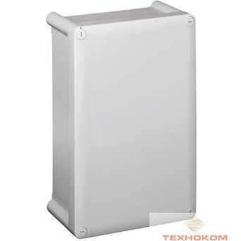 Legrand 035900 Коробка промышленная пластиковая - IP 55 - IK07 - RAL 7035 - 130 x 75 x 74 мм - сплошная крышка