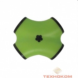 CBR CH-100 Green, USB-концентратор  4 порта, USB 2.0