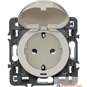Legrand 067161 Розетка 2К+З - немецкий стандарт - винтовые зажимы - Программа Celiane