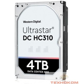 4Tb WD Ultrastar DC HC310 (HUS726T4TAL5204) {SAS 12Gb/s, 7200 rpm, 256mb buffer, 512E SE, 3.5"} [0B36048]