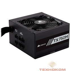 Corsair TX750M CP-9020131-EU 750W, 80 Plus® Gold, RTL