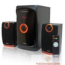 Dialog Progressive AP-200 BLACK { 2.1, 30W+2*15W RMS, USB+SD reader }
