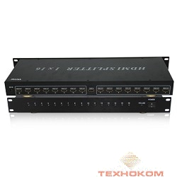 VCOM DD4116 Разветвитель HDMI Spliitter 1=>16 3D Full-HD 1.4v, каскадируемый