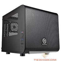 Case Tt Core V1  [CA-1B8-00S1WN-00]  mATX/ win/ black/ USB3.0/ no PSU