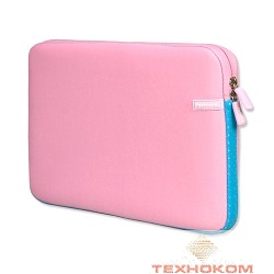 PORTCASE KNP-14PN Чехол для ноутбука  {неопрен, розовый, 13,3-14''}