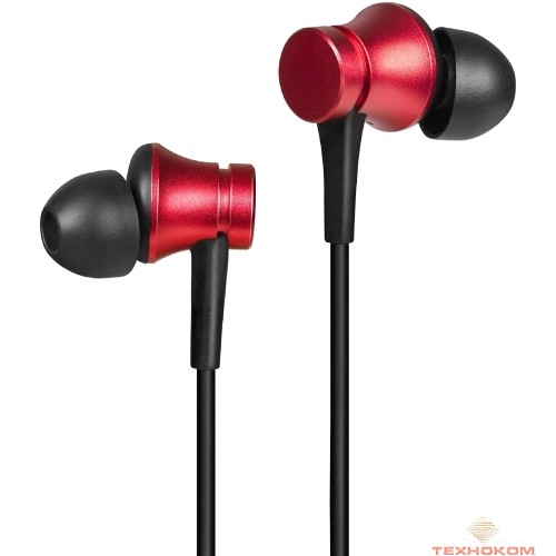 Наушники с микрофоном Xiaomi Mi Earphones Basic red (вставные, 32 Ом, 20-20000Гц) (ZBW4442GL)
