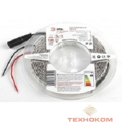 ЭРА Б0002327 Лента светодиодная 9,6Вт/м LS3528-120LED-IP20-W-eco-3m Холодный белый {Лента светодиодная  3м/8мм}