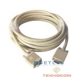 Gembird/Cablexpert CC-PPVGA-5M, Кабель VGA Premium ,  15M/15M,5.0м,  серый, тройной экран, феррит.кольца