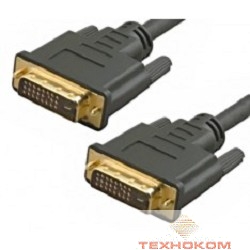 5bites APC-096-015 Кабель  DVI M / DVI M (24+1) double link, зол.разъемы, ферр.кольца, 1.5м.