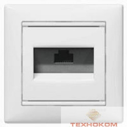 Legrand 774230 Розетка RJ45 Valena 1 выход Кат.5e UTP монтаж на захватах белая