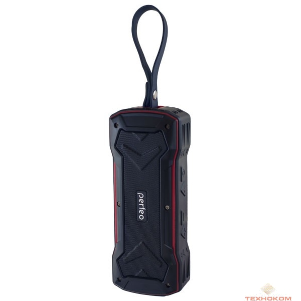 Perfeo Bluetooth-колонка PF-BT-GRDE-BKRD "GRANDE" FM, MP3 microSD, AUX, мощность 10Вт, 2000mAh, черная PF_5207