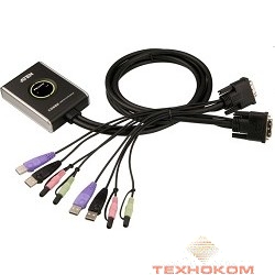 ATEN CS682(-AT(С)) 2-х-портовый USB 2.0 DVI KVM KVM-переключатель