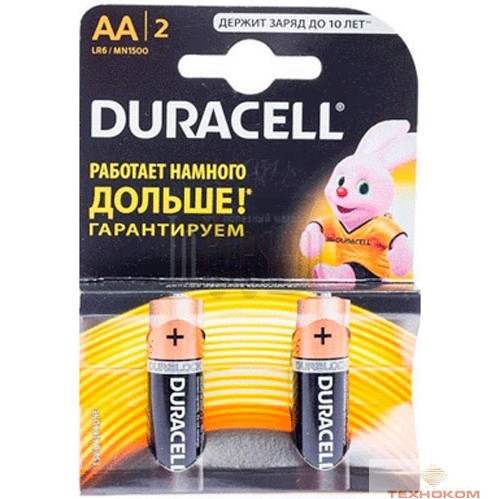 DURACELL LR6-2BL BASIC CN (24/96/10752)   (2 шт. в уп-ке)