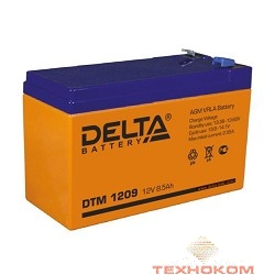 Delta DTM 1209  (9 А\ч, 12В) свинцово- кислотный аккумулятор