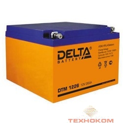 Delta DTM 1226 (26А\ч, 12В) свинцово- кислотный аккумулятор