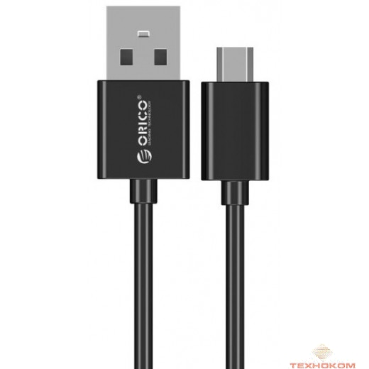 ORICO ADC-05-(V2)-BK Кабель Orico ADC-05 (черный) USB тип А/micro В, 0.5м, круглый