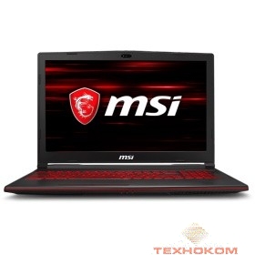 MSI GL63 8RD-470XRU [9S7-16P612-470] Black 15.6" {FHD i7-8750H/16Gb/1Tb/GTX1050Ti 4Gb/DOS}