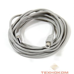 Aopen/Qust Кабель соединительный USB2.0 AM/BM 3m серый (ACU201-3MG) [6938510853943]