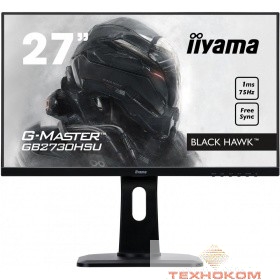 IIYAMA 27" GB2730HSU-B1 черный {TN+film Gaming LED 1920x1080 1ms 75Гц 16:9 1000:1 300cd 170гр/160гр D-Sub HDMI DisplayPort 2Wx2}